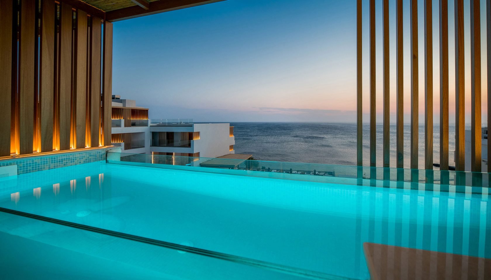 Dazzling Blue, Luxury Room with Heated Plunge Pool in Crete | Akasha